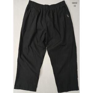 Landau (P2X) Women's Black Poly Blend Relaxed Sweatpants